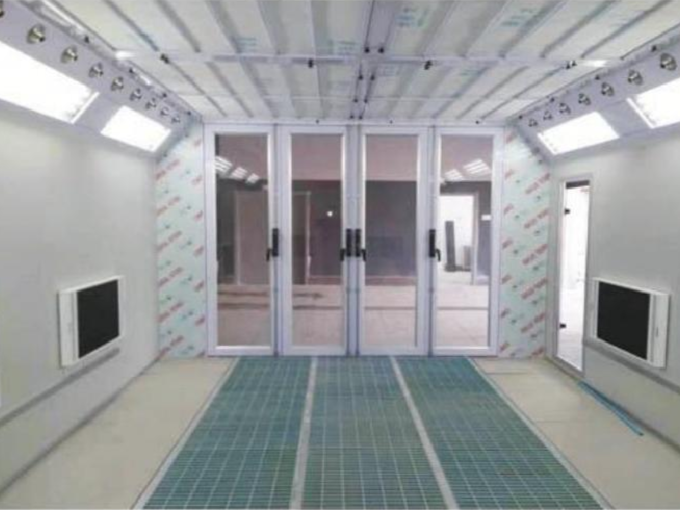 伸缩移动喷漆房废气的处理方法