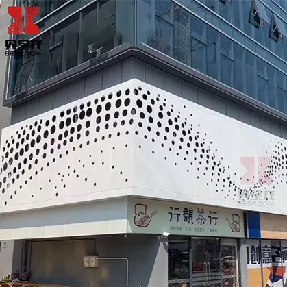 雕刻冲孔浮雕铝单板