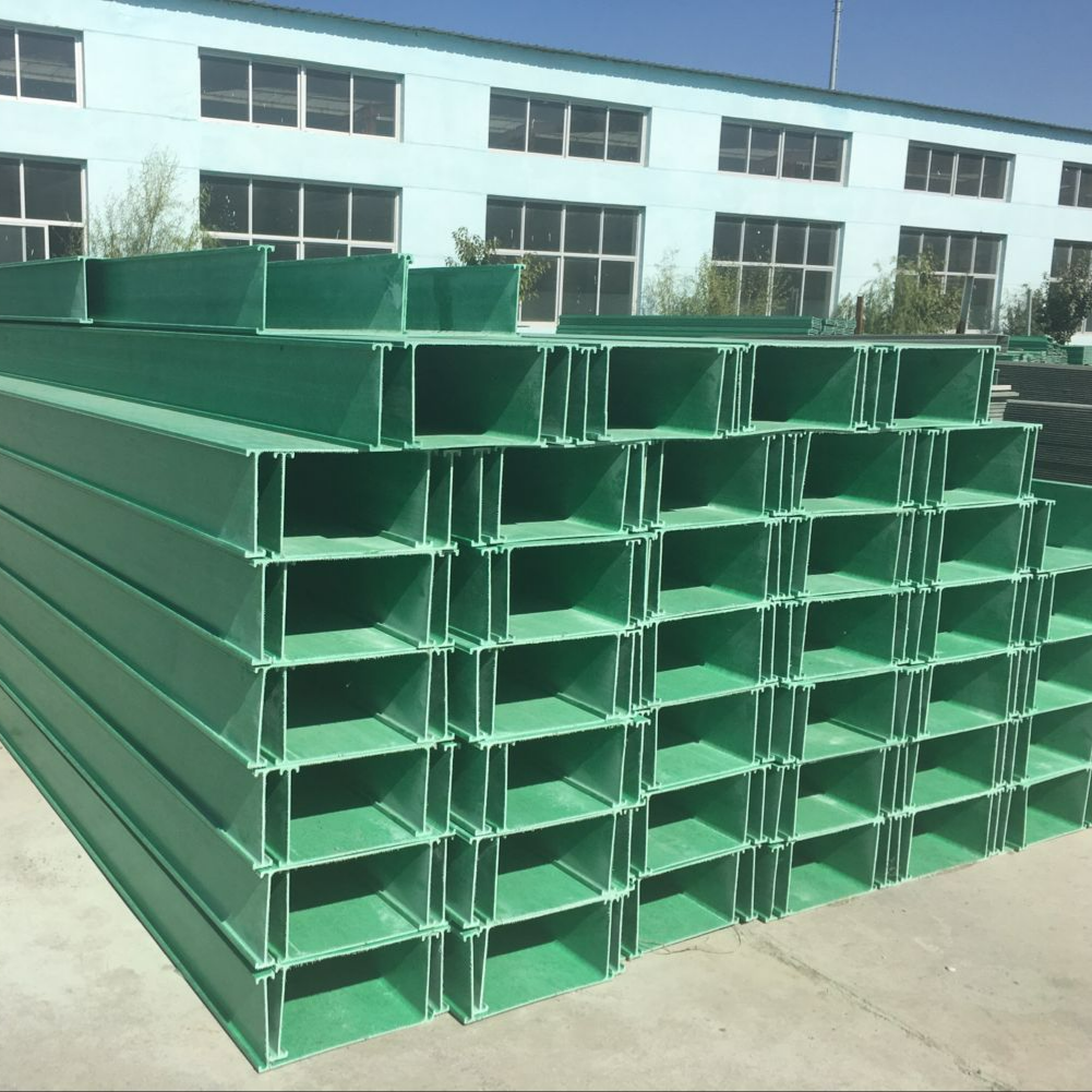 Fiberglass bridge supports