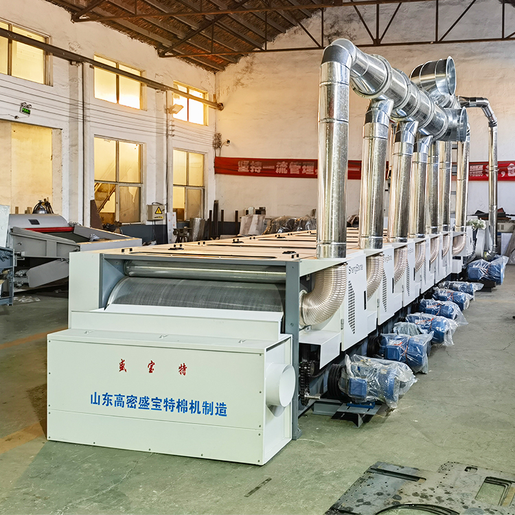 1300中端节能环保减排开松清弹流水线