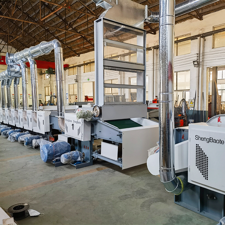 1300中端环保节能开松清弹流水线