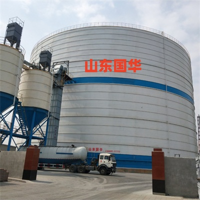 20-foot diameter steel plate silo