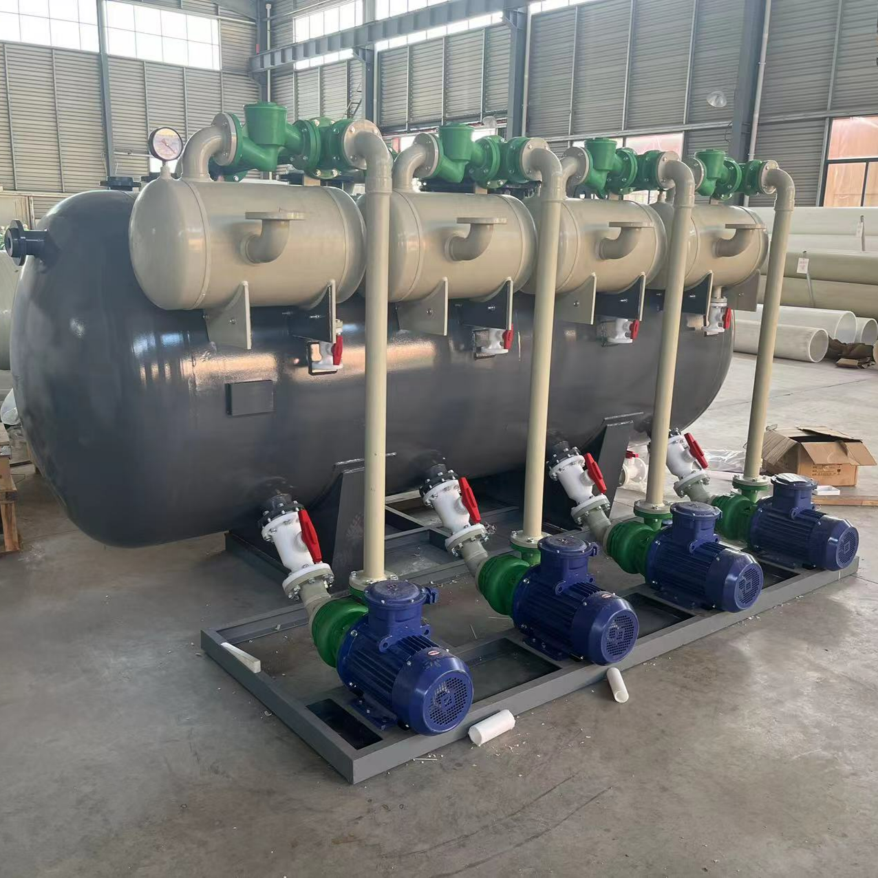 钢衬塑多联套水喷射真空机组