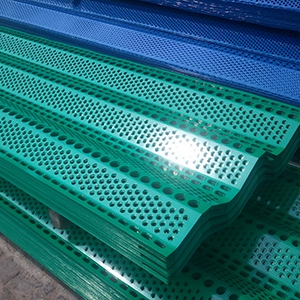 Metal windbreak and dust suppression mesh