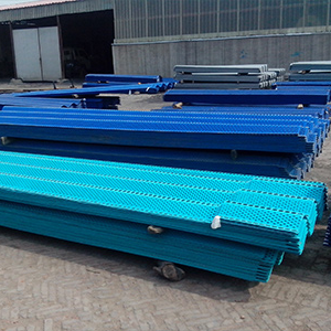 Metal windbreak and dust suppression mesh