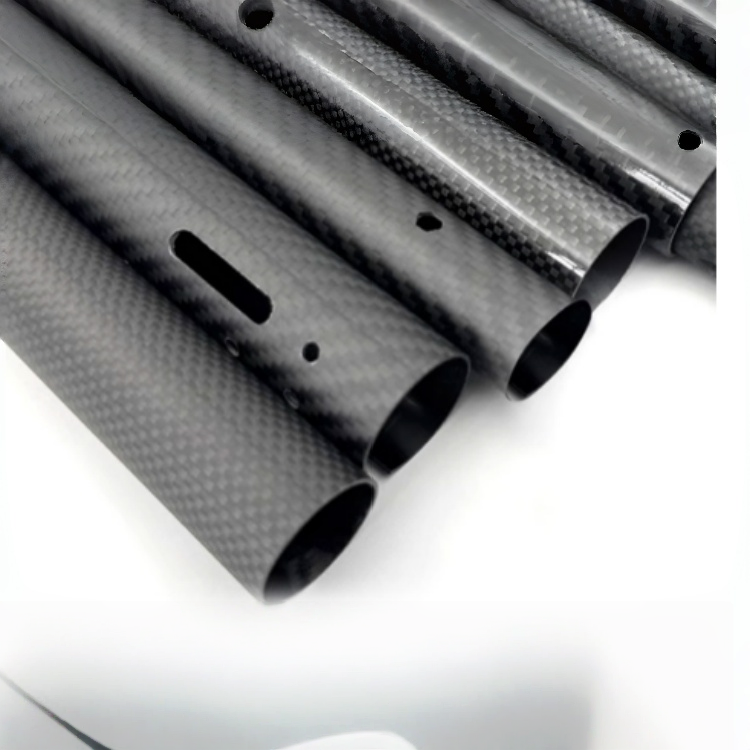 高模量碳纤维圆管 配套工业配件 强抗形变碳管