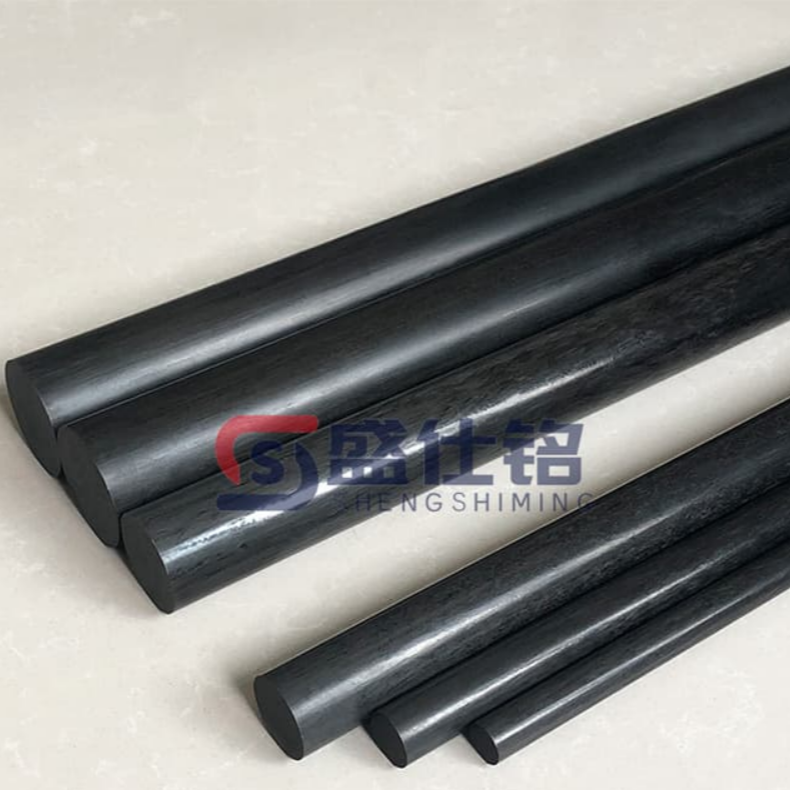 高强度实心碳纤维棒 大尺寸碳纤棒纯碳杆 碳纤维圆棒航模碳纤维杆