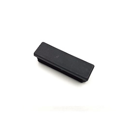 矩形管塞堵头80x25高品质钢管塑料堵头端盖闷头盖帽脚塞 鸿仁