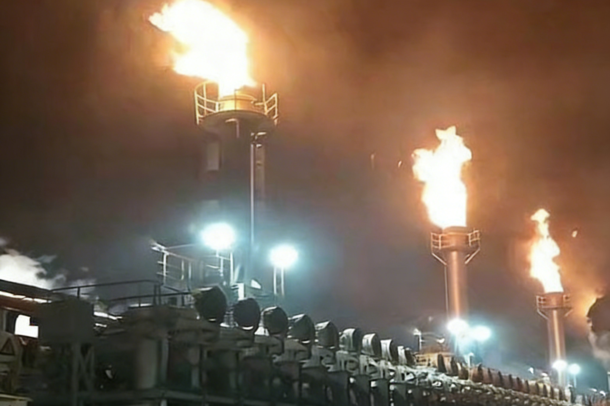 山西某焦化厂8套焦炉煤气放散点火