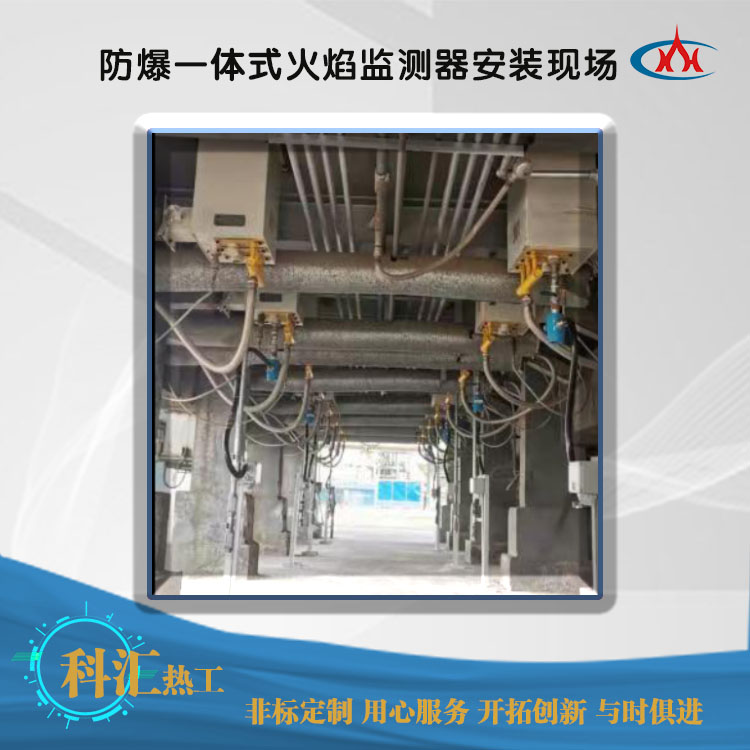 防爆一体化火焰检测器安装现场