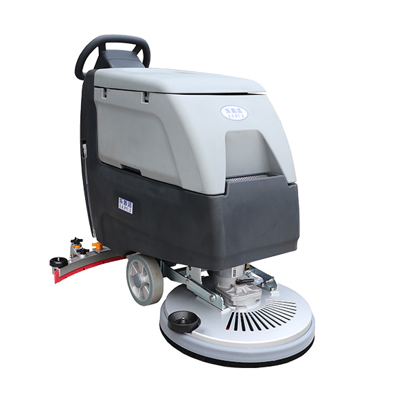 X60C电瓶式洗地机工厂车间物业停车库用手推式洗地机