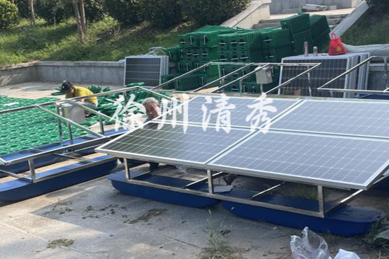 山东金乡太阳能曝气安装