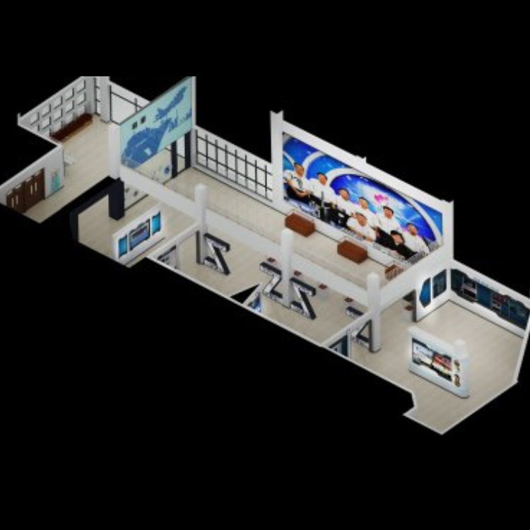 山东理工职业学院学校展厅设计_山东智业展厅设计案例