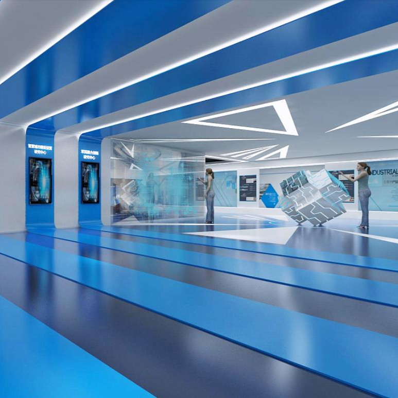 众阳健康精神展示馆设计方案_智业文创建设集团企业展厅设计案例