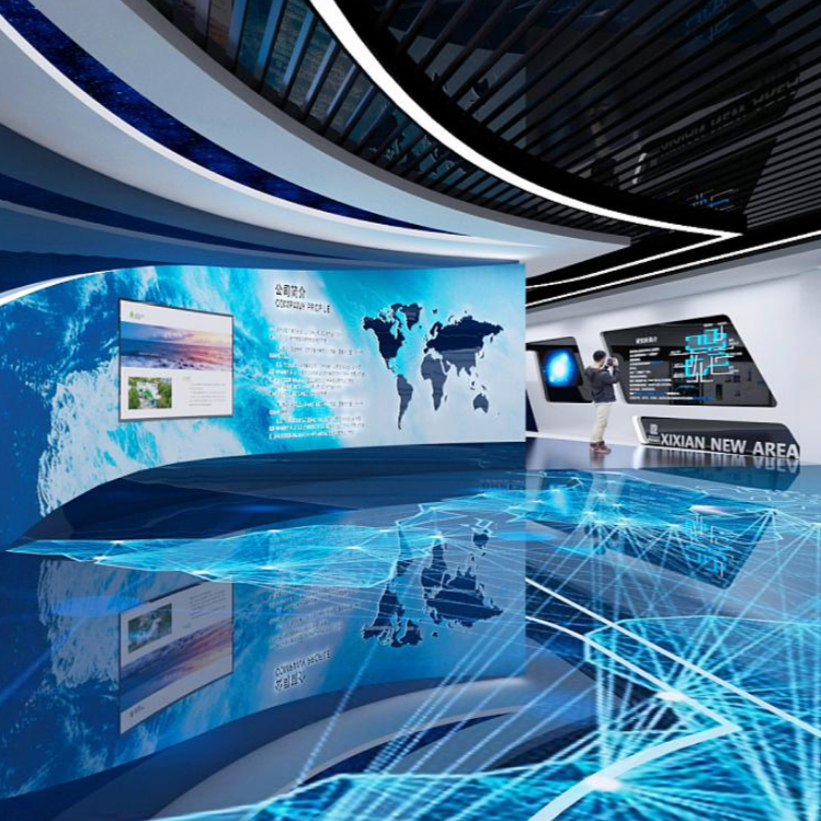 凯盛企业文化展厅设计_智业文创建设集团企业文化展厅设计案例