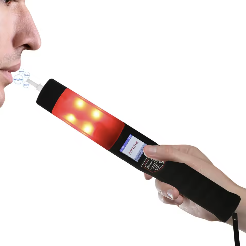 呼气测醉器泵吸新一代金属通用电压精确酒精检测仪气体分析仪