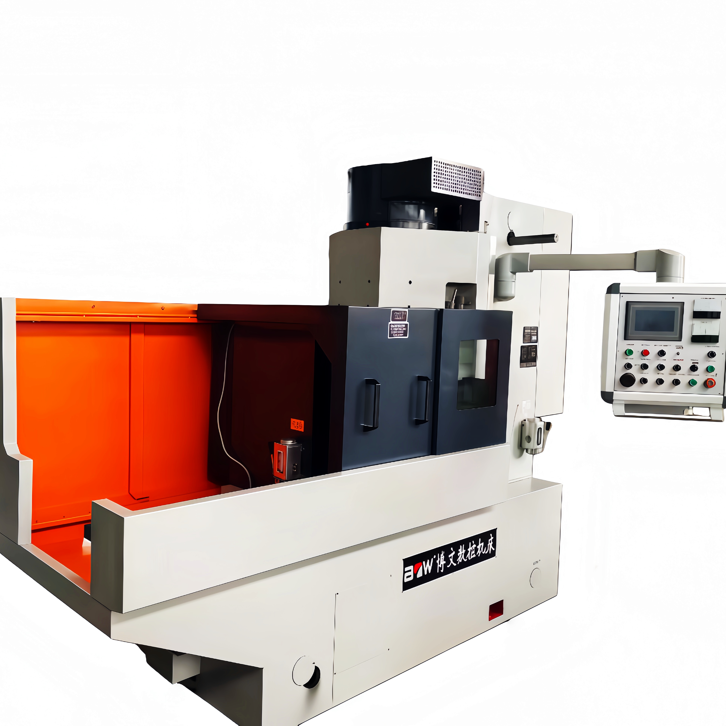 MH74125 Horizontal Spindle Round Plate Grinding Machine - Single Door Full Enclosure