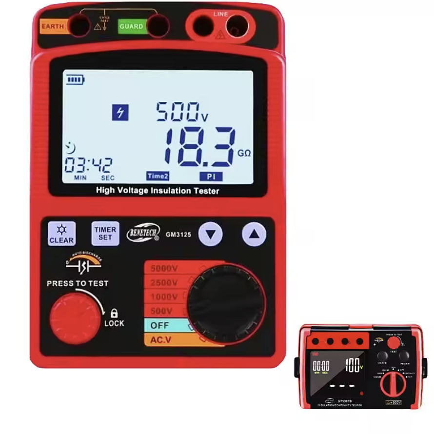 数字电子兆欧表 12V 高压测试仪 绝缘电阻表