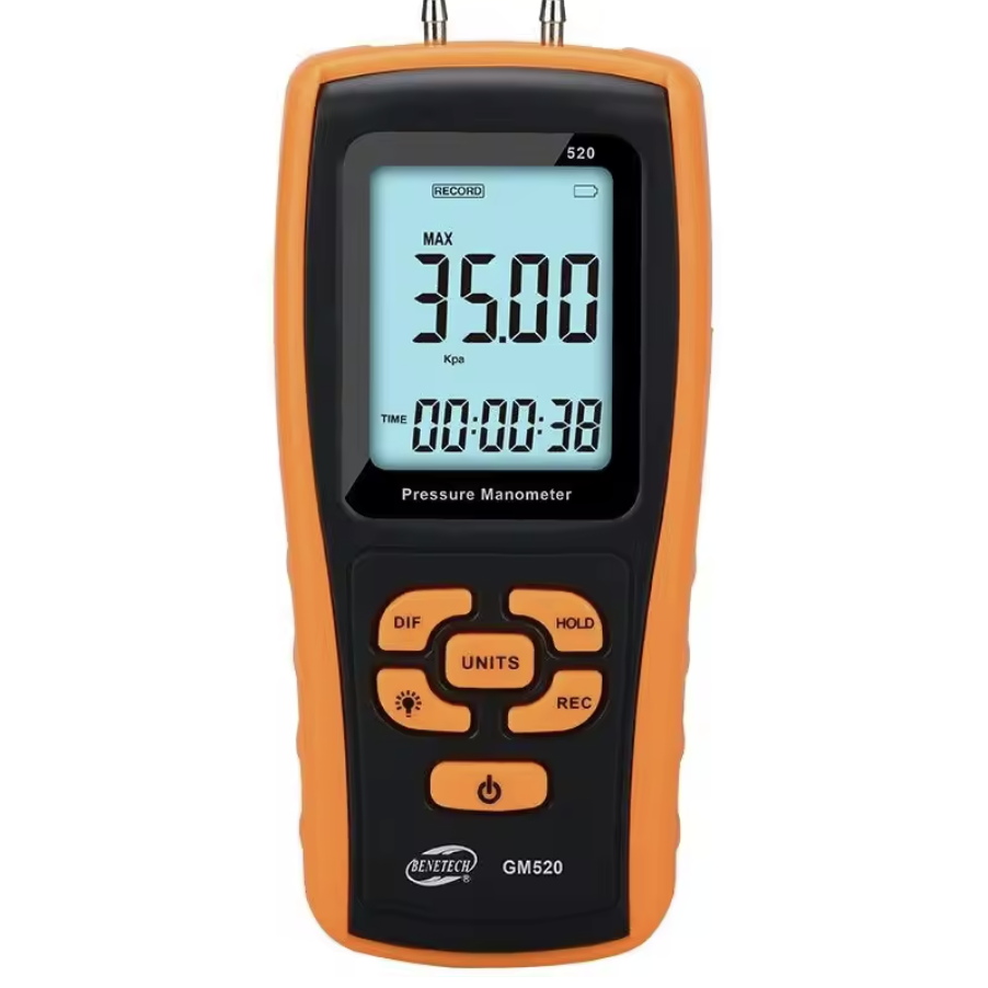 迷你二氧化碳调节器 100mm 10kPa 数字医用气体压力表