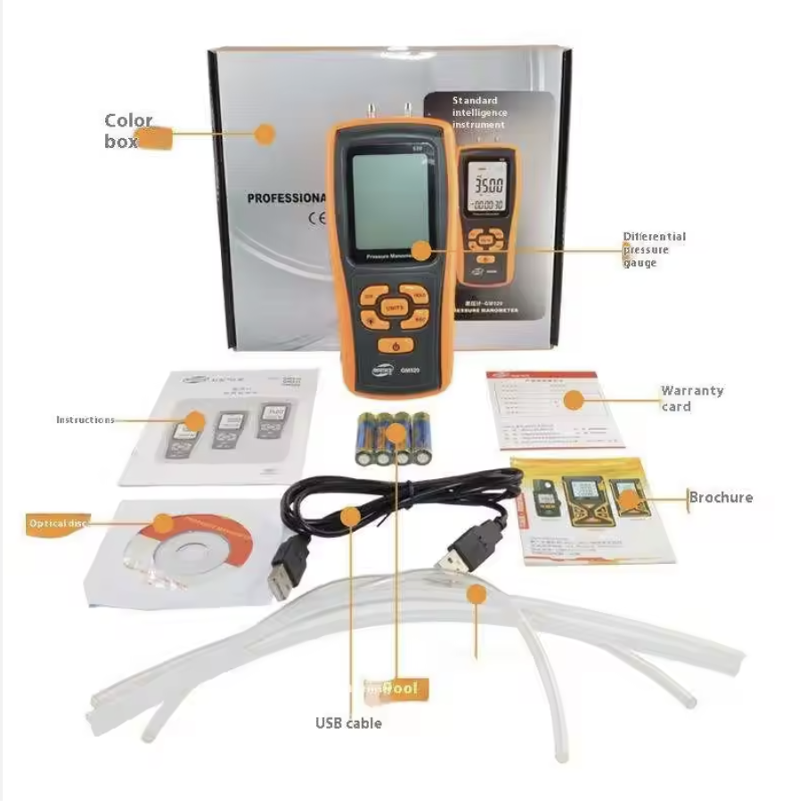 迷你二氧化碳调节器 100mm 10kPa 数字医用气体压力表
