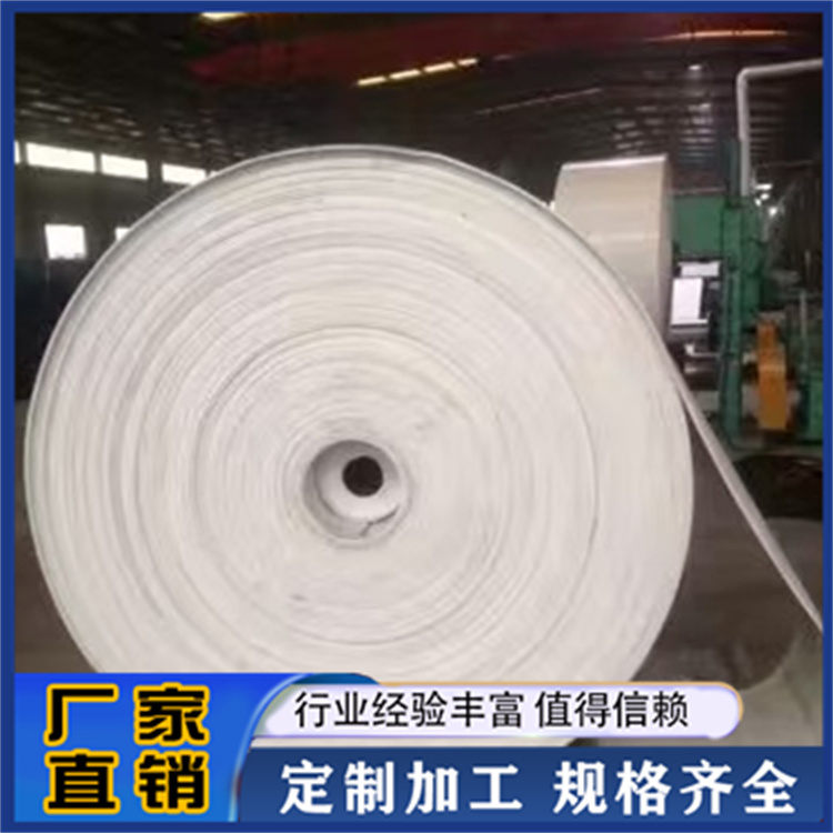 白色橡胶输送带 食品级提升带抗拉强度高轻巧耐用