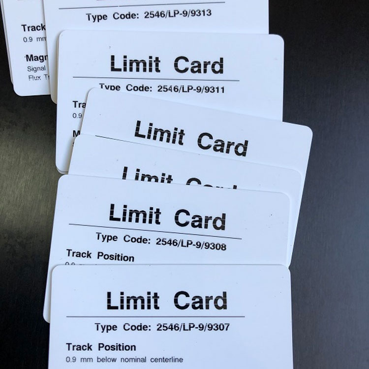 Limit Card磁条高低轨限制测试卡