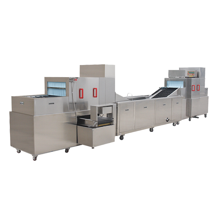 大型食堂洗碗机流水线