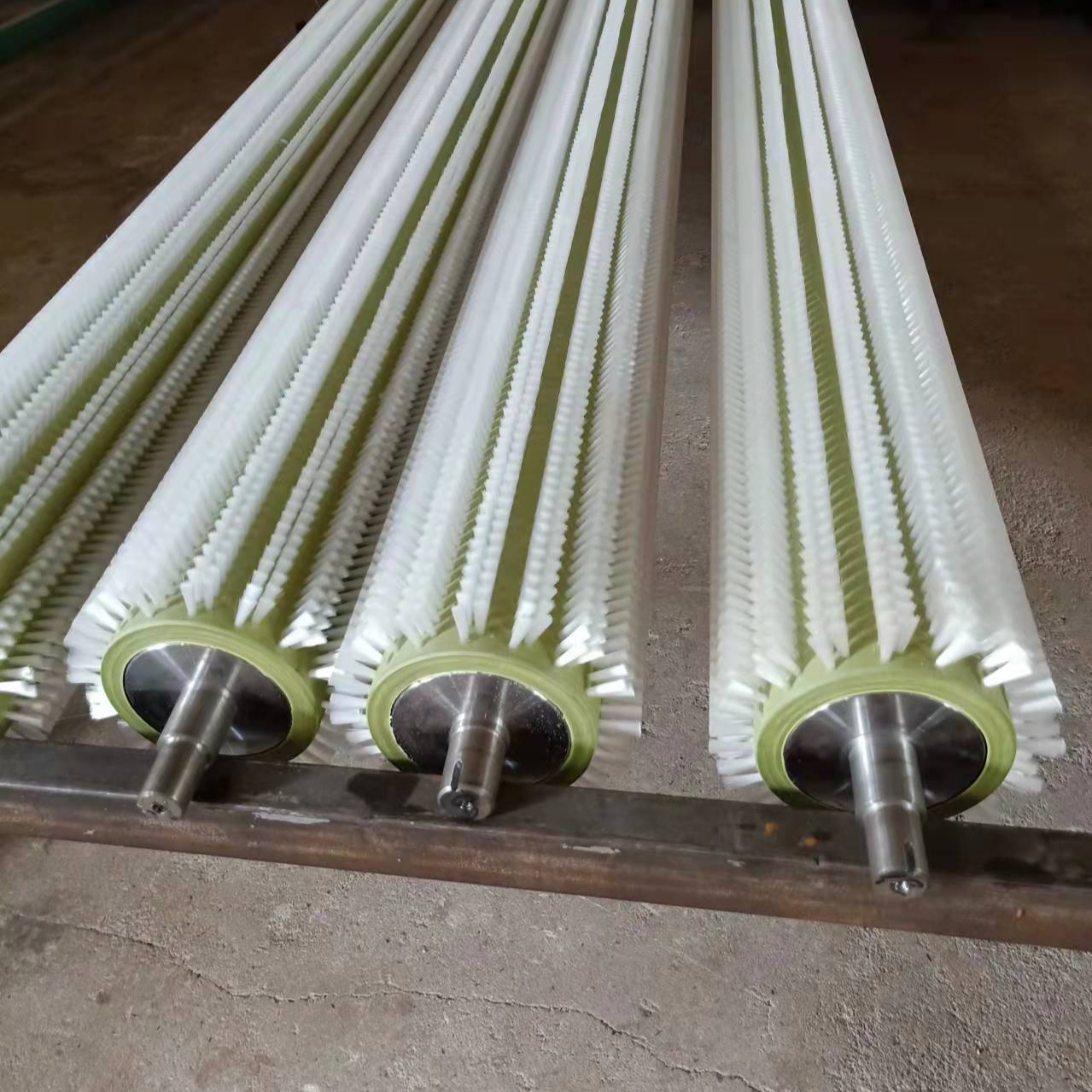 食品清洗机毛刷辊 玻璃清洗毛刷辊 尼龙丝毛刷辊