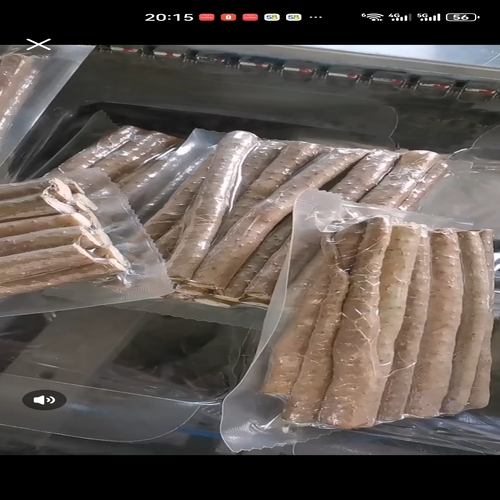 怀山药二手拉伸膜真空包装机