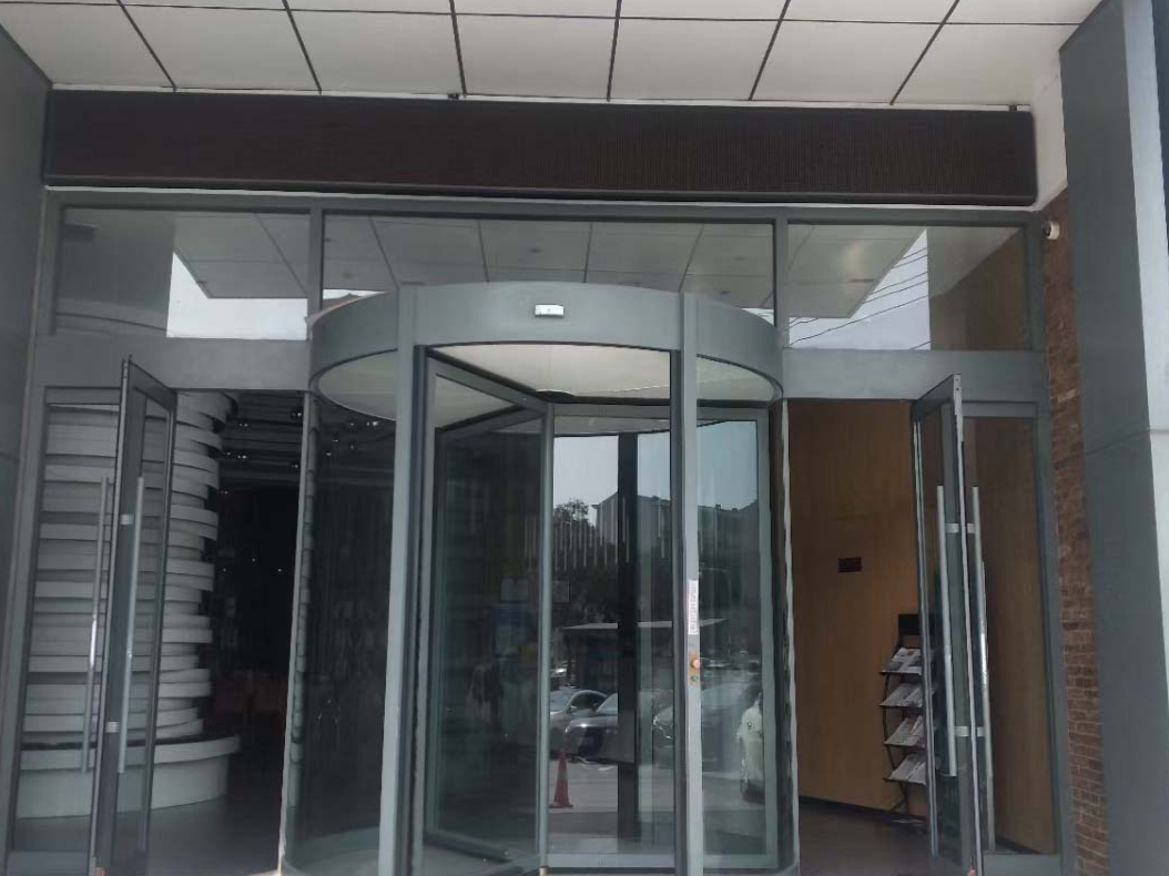 自动旋转门——高端建筑的颜值与实用担当