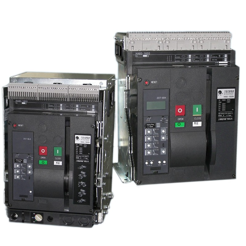 精益黑猫HA60系列低压万 能式断路器HA60-6300N/3P 6300A ZDT-6L13 抽屉式固定式