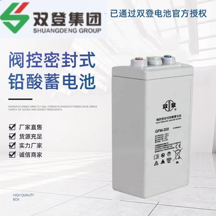 双登铅酸蓄电池2V500ah通信机房基站GFM-500直流屏应急 UPS电源用
