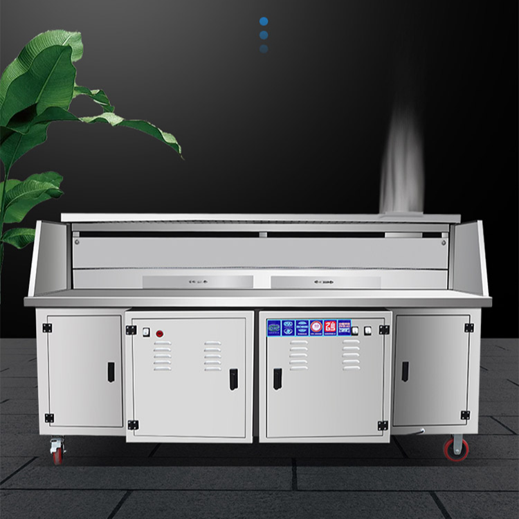 无烟净化烧烤车