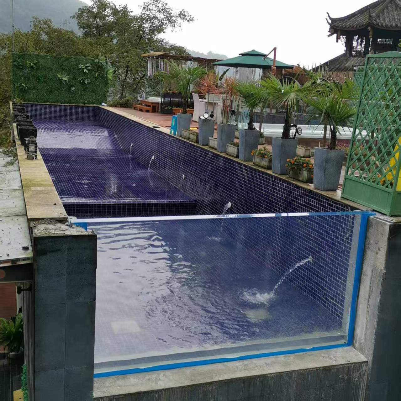 亚克力异形泳池