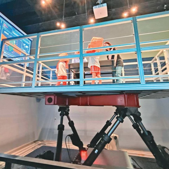 南京六自由度平台  地震模拟平台  厂家定制  南京拓维运动科技