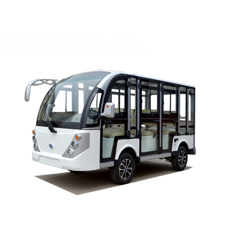 HRCD-GD08-8座封闭观光车(全玻璃门)