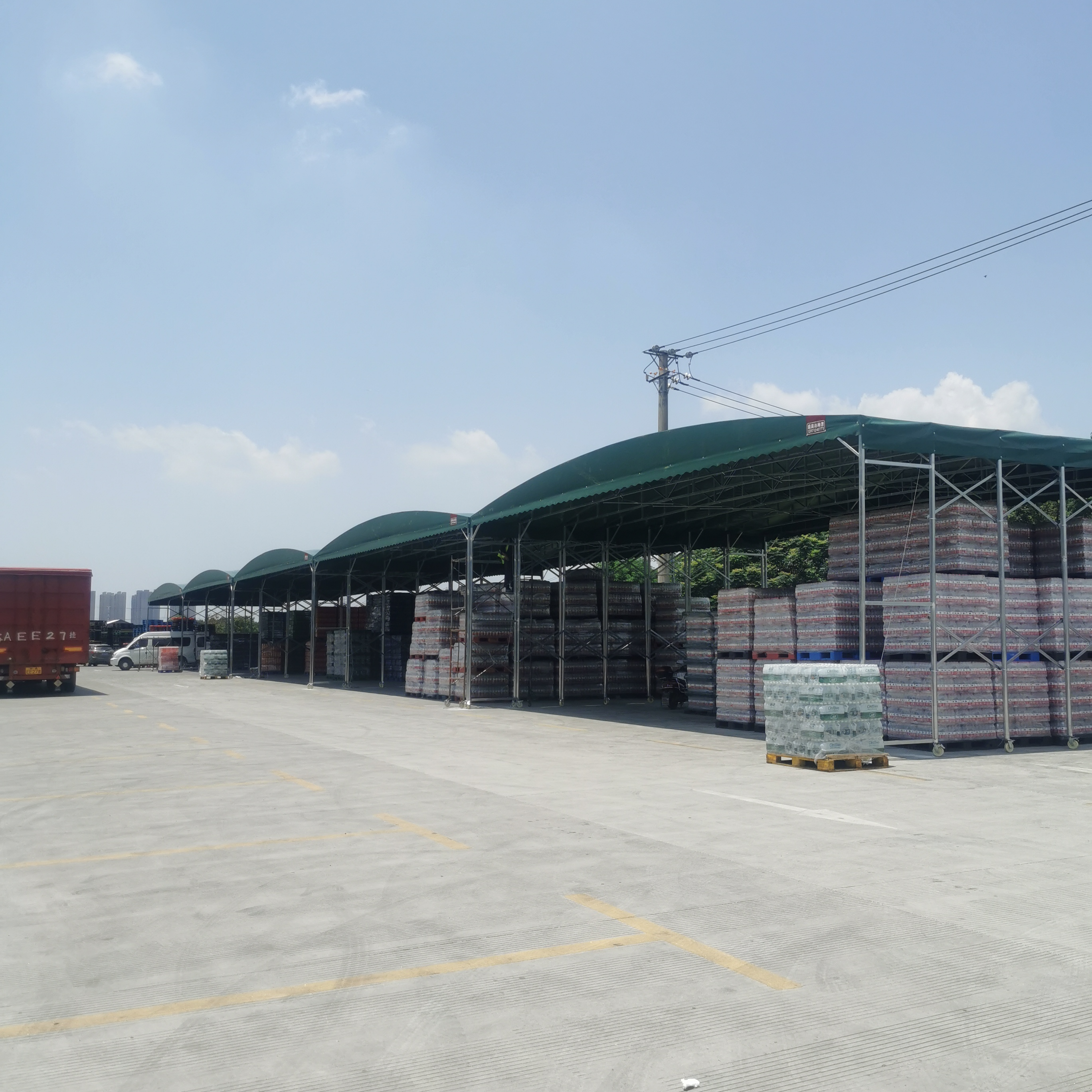 户外移动仓库棚