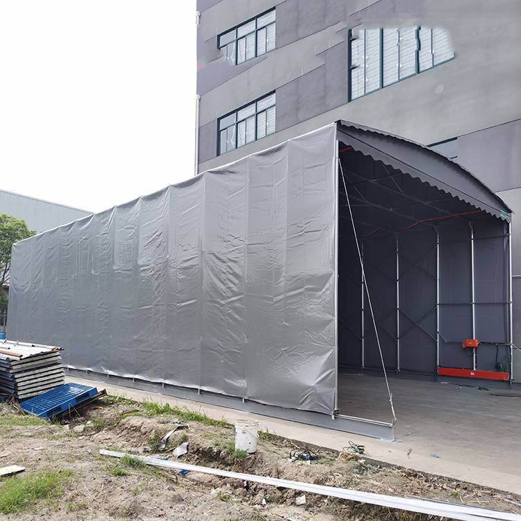 落地电动推拉棚