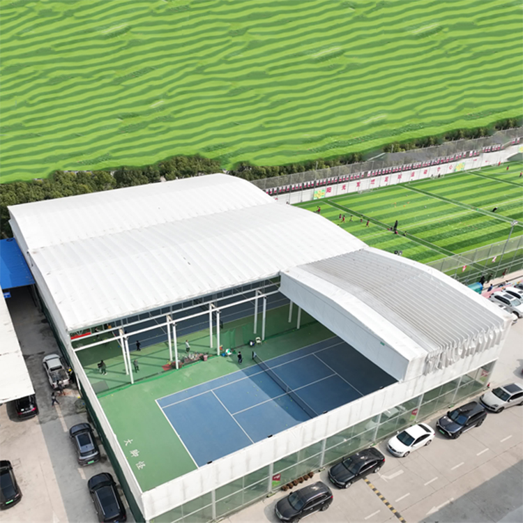 球场电动推拉棚