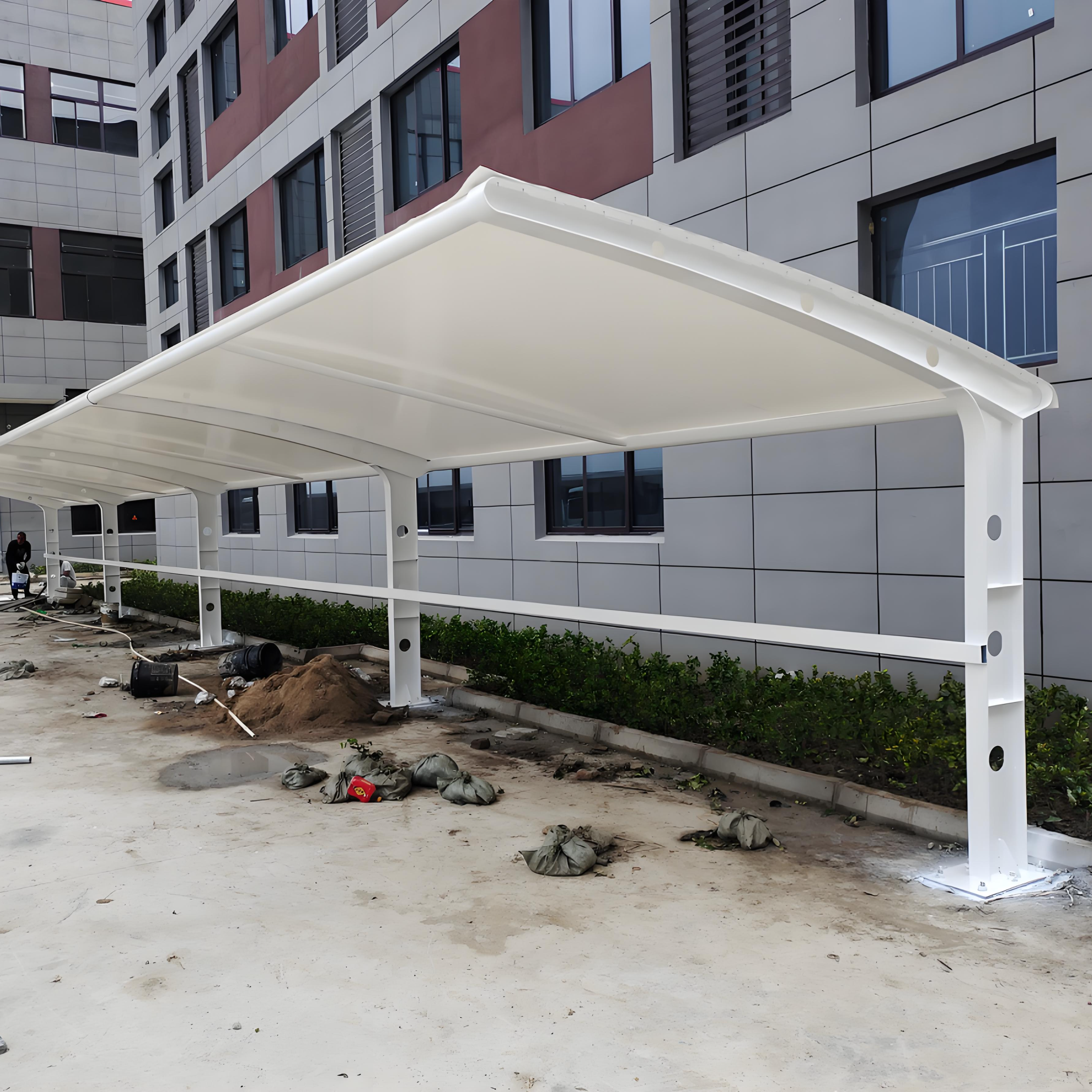 膜结构电动车棚