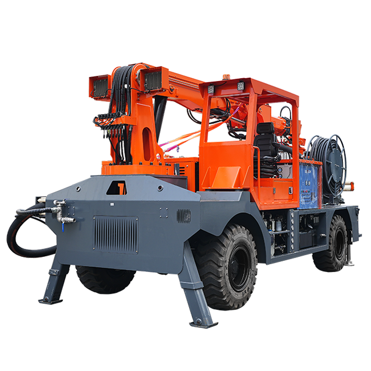 鑫通机械HP3-4015工程桥式湿喷台车液压控制高效喷浆