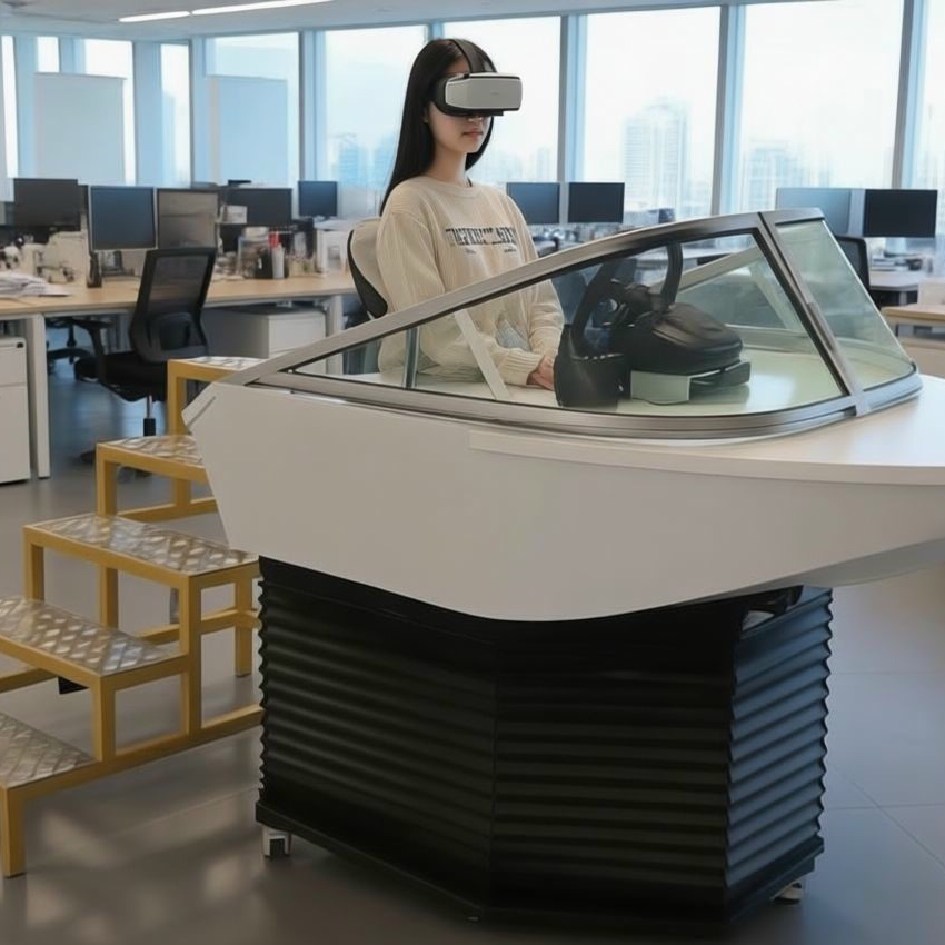 南京船舶模拟六自由度平台  厂家定制  南京拓维运动科技