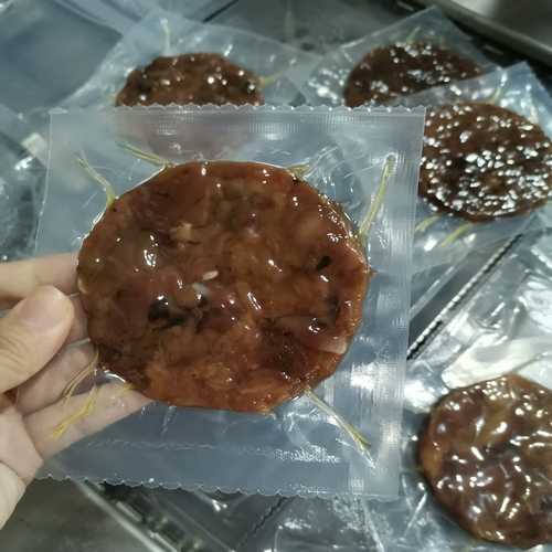 肉脂渣 牛肉干二手拉伸膜真空包装机