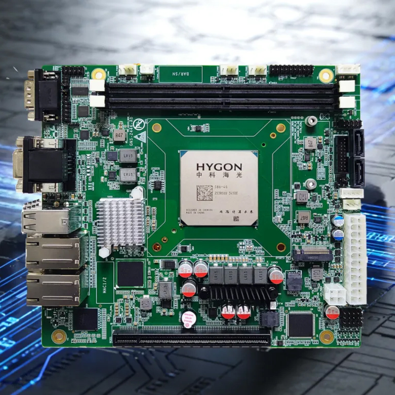 海光3450CPU高性能Mini-ITX 主板GNS-2446主板