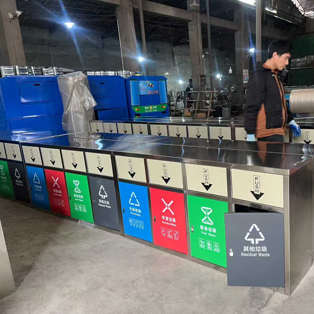外垃圾桶不锈钢 公园景区商用环卫分类垃圾箱 室外果皮箱批发