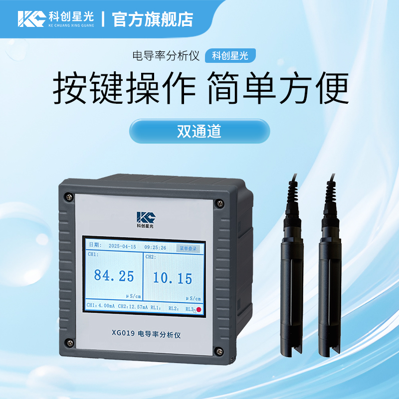 XG019 电导率分析仪(双通道）