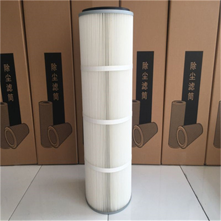 PTFE覆膜聚酯纤维除尘滤筒325*1000