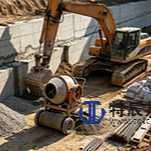 基础边坡挡墙加固——扶壁式挡墙加固