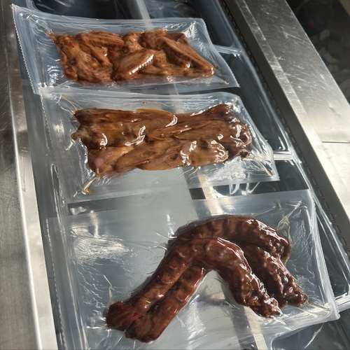 鸭头 鸭货二手拉伸膜真空包装机