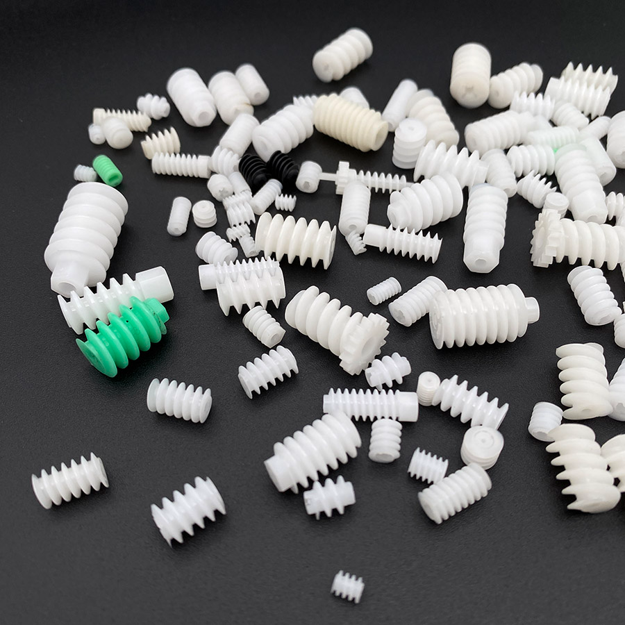 精密塑胶蜗轮蜗杆多种规格可选低噪稳定传动轻松塑料蜗杆厂家